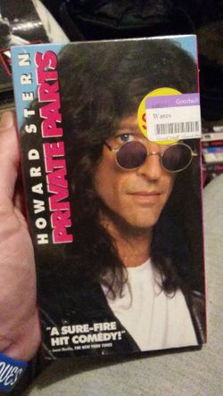 Howard Stern Private Parts vhs brand new!