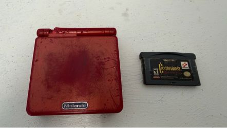 Gameboy Advance SP with Castlevania Game
