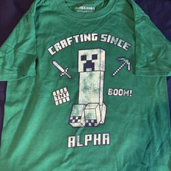 Minecraft (Crafting Since Alpha) Boy Shirt