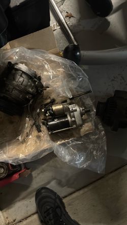 AC compressor, alternator and starter Honda accord 2001