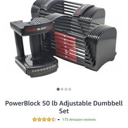 Power block 50 Adjustable Dumbbells