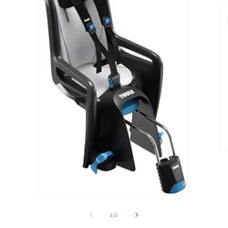 Thule RideAlong tiltable child bike seat dark gray