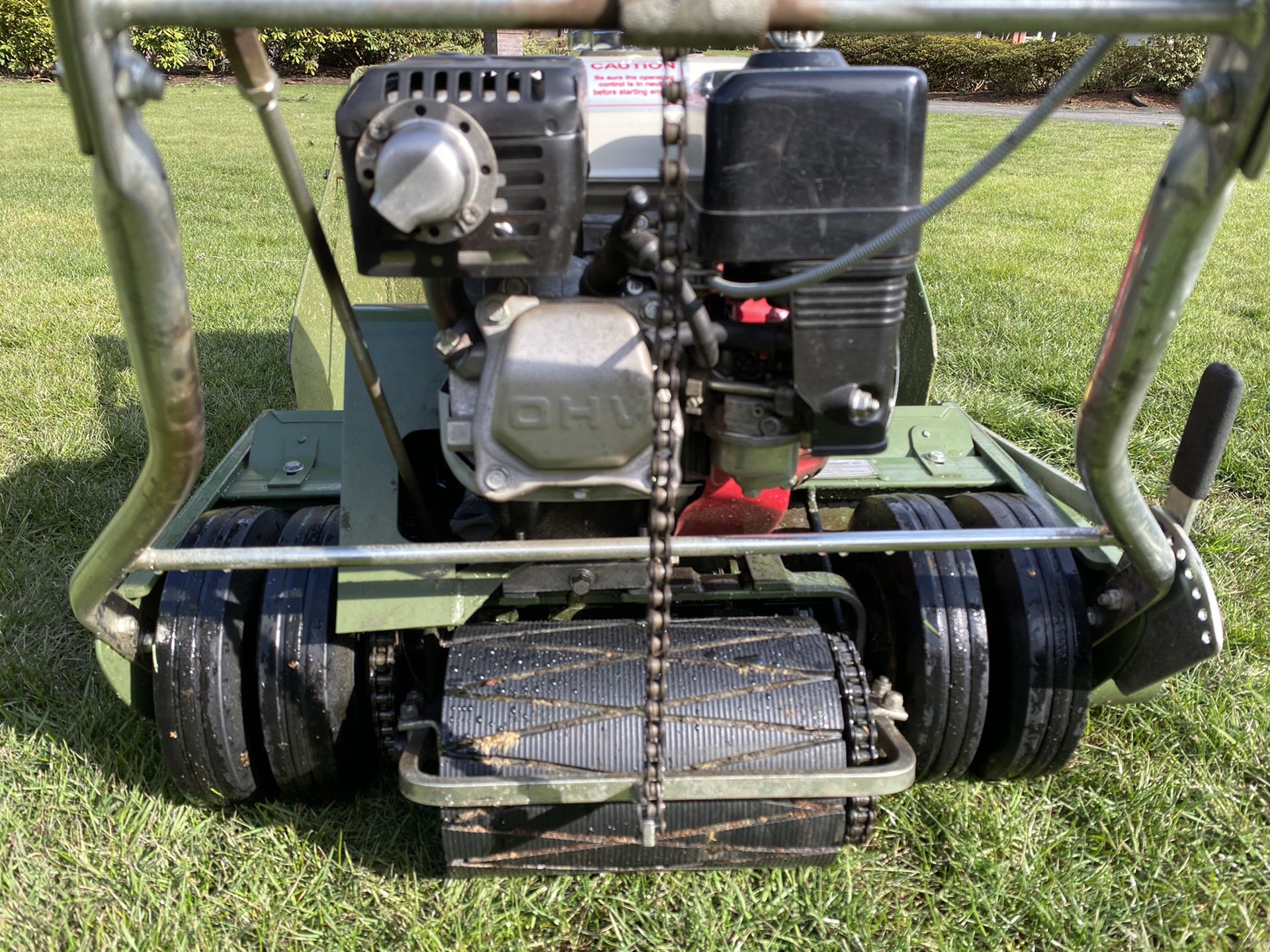 Like New California Trimmer Lawn Mower with 25 Inch Deck and Honda