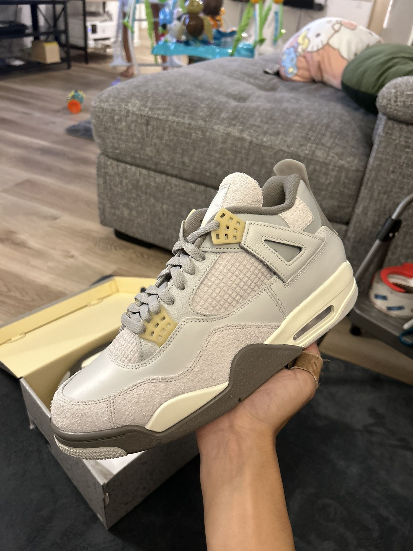 Jordan 4 Retro “Craft Photon Dust” *READ DESCRIPTION*