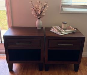 Pair of Modern Nightstands.