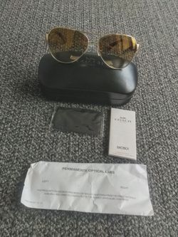 Coach HC 7049 (L944 Olivia) Aviator Sunglasses