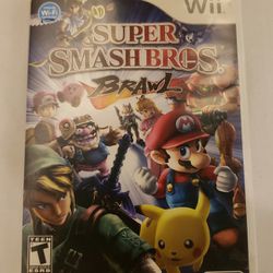 Super Smash Bros Brawl Nintendo Wii Game 

