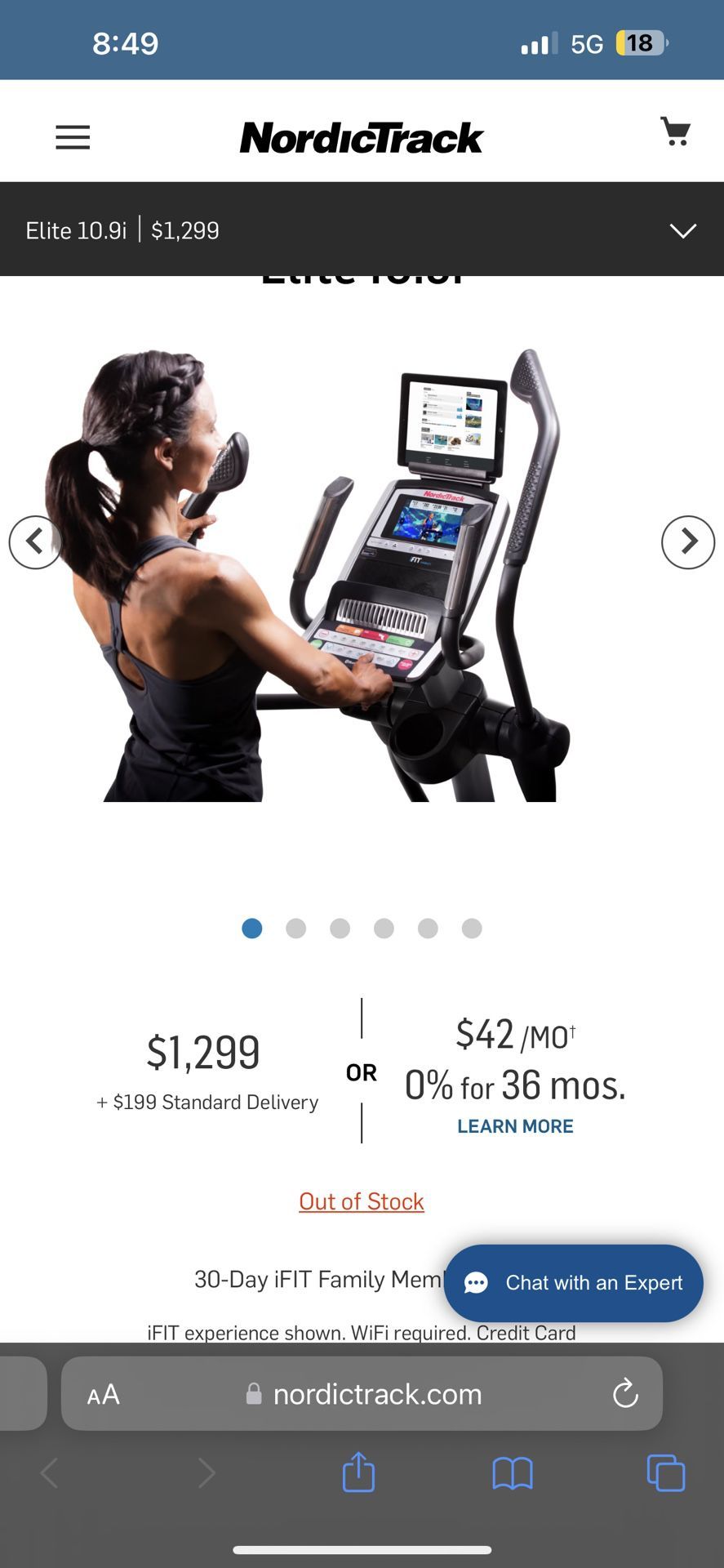 NORDICTRACK 10.9i