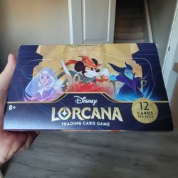 Disney Lorcana The First Chapter Booster Box 24 Packs Sealed New