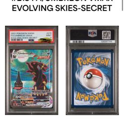 $1850 Pokemon TCG Evolving Skies Umbreon VMAX PSA 9