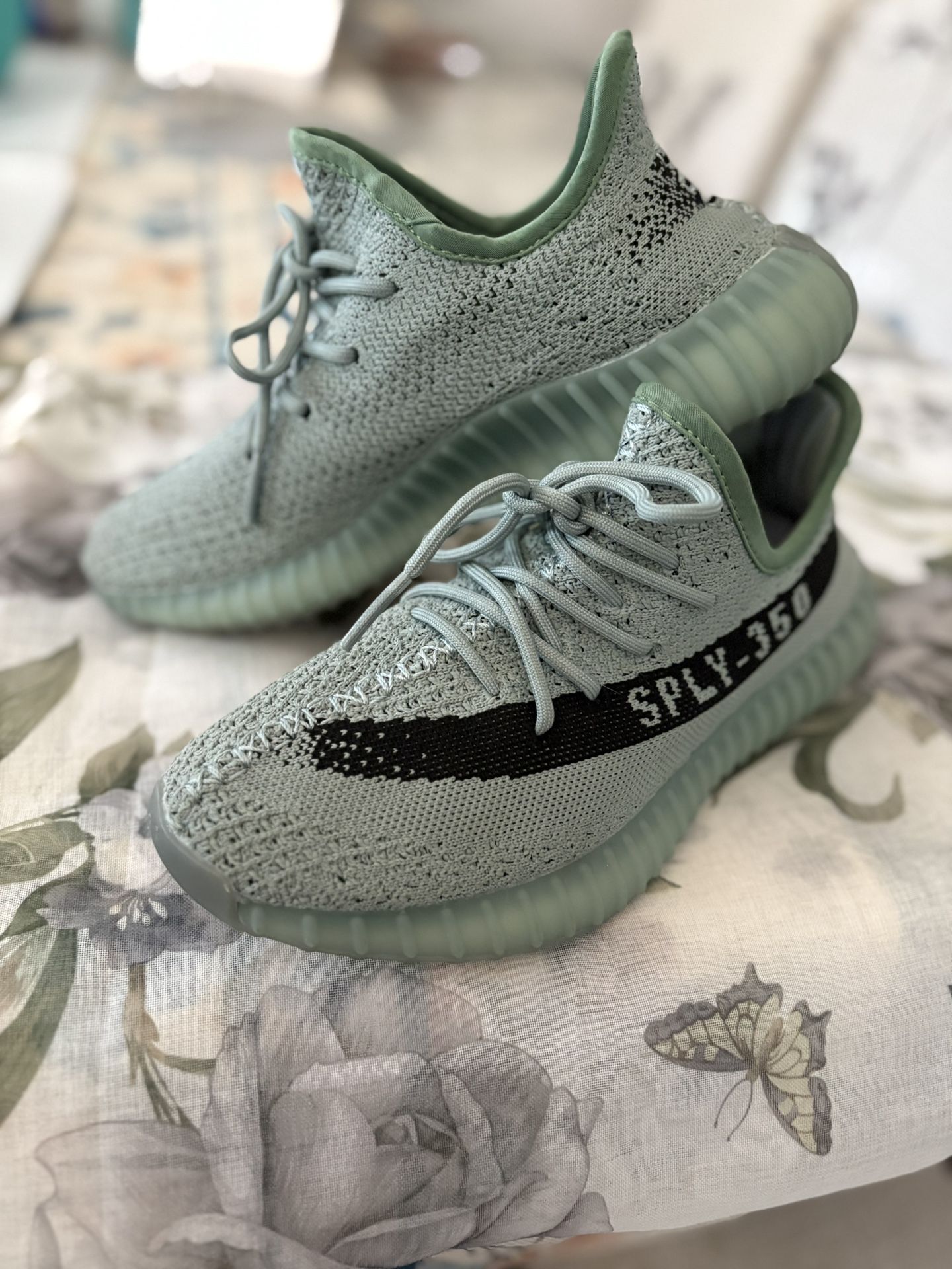 Green Adidas Yeezy SPLY 350 Size