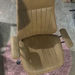Office Chair Brown High Back