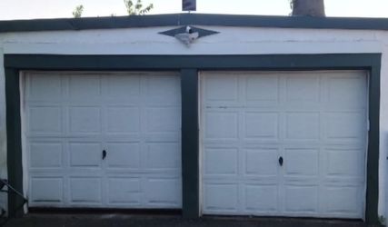 Excellent Condition Garage Doors - 8x7 ft - Steel Raised Panel (Garden City/Mineola/Roslyn/Westbury, NY)