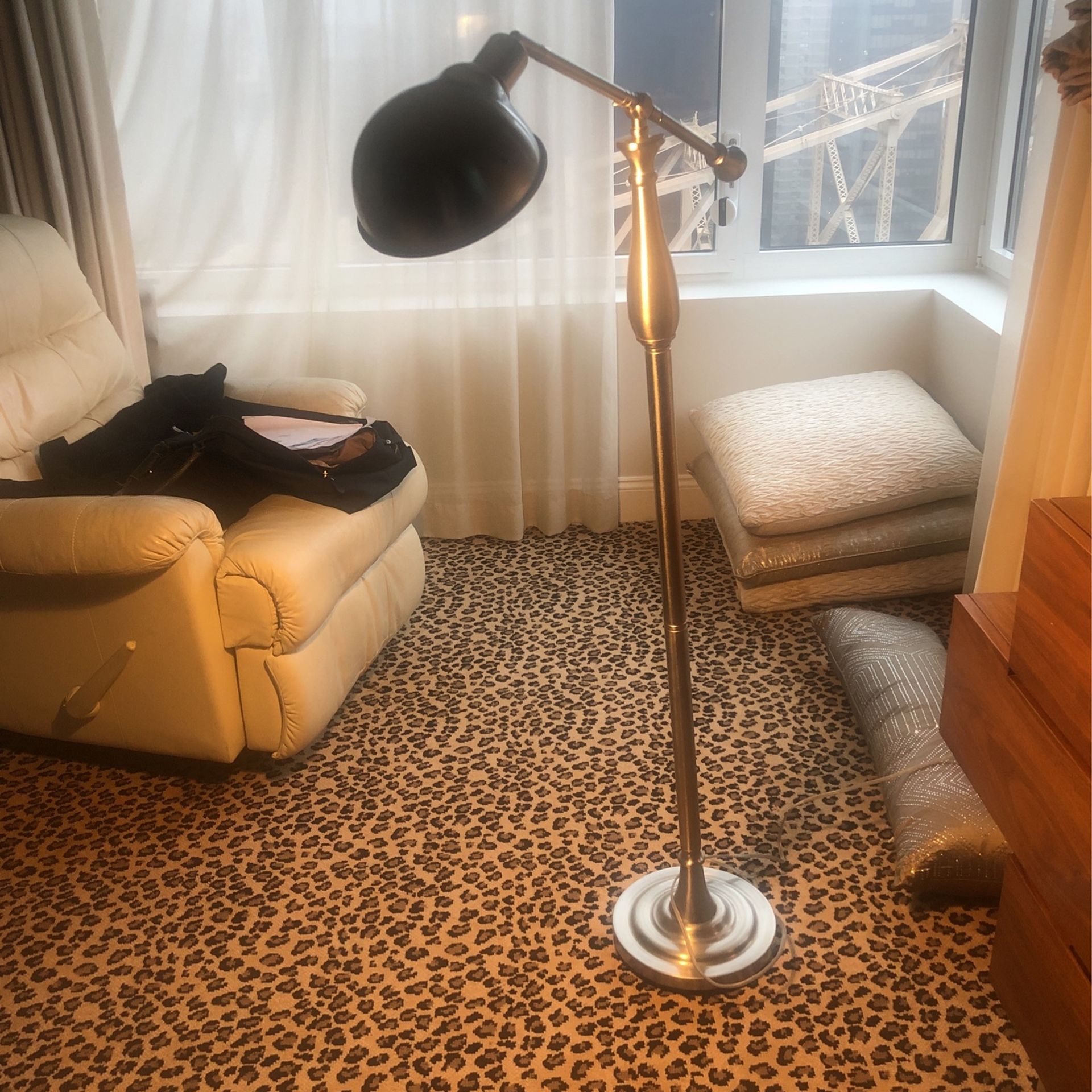 Floor Lamp Brushed Silver
