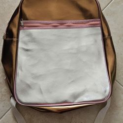 New Golden-Silver  Backpack. 