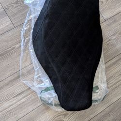 Harley( Comp) Black Suede With Black Stitching Seat Cushion For SOFTAIL Breakout '14-'17 And Rocker