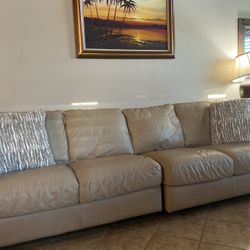 Leather Couch /easy chair $299