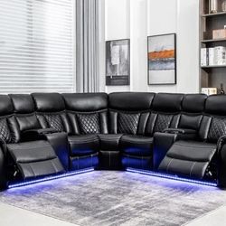 Power Reclining Livingroom Furniture Sectional Couches Sofa Furniture Only $49
