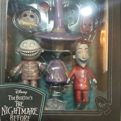 Disney The Nightmare Before Christmas Lock Shock Barrel Figured