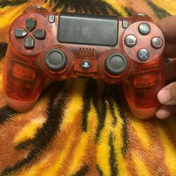 Ps4 Crystal Red Controller