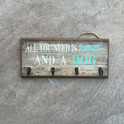Leash Hanger Sign