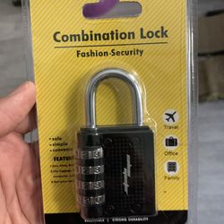 Combination Locks 2 Pc New
