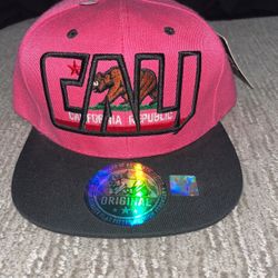 Women’s Pink Cali Republic Original High Quality Flat Fitted Premium Headwear