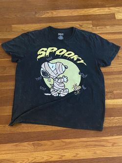 Peanuts Snoopy Halloween Spooky Graphic T-Shirt