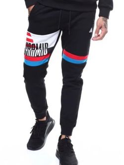 Oversized Pyramid stripe sweats