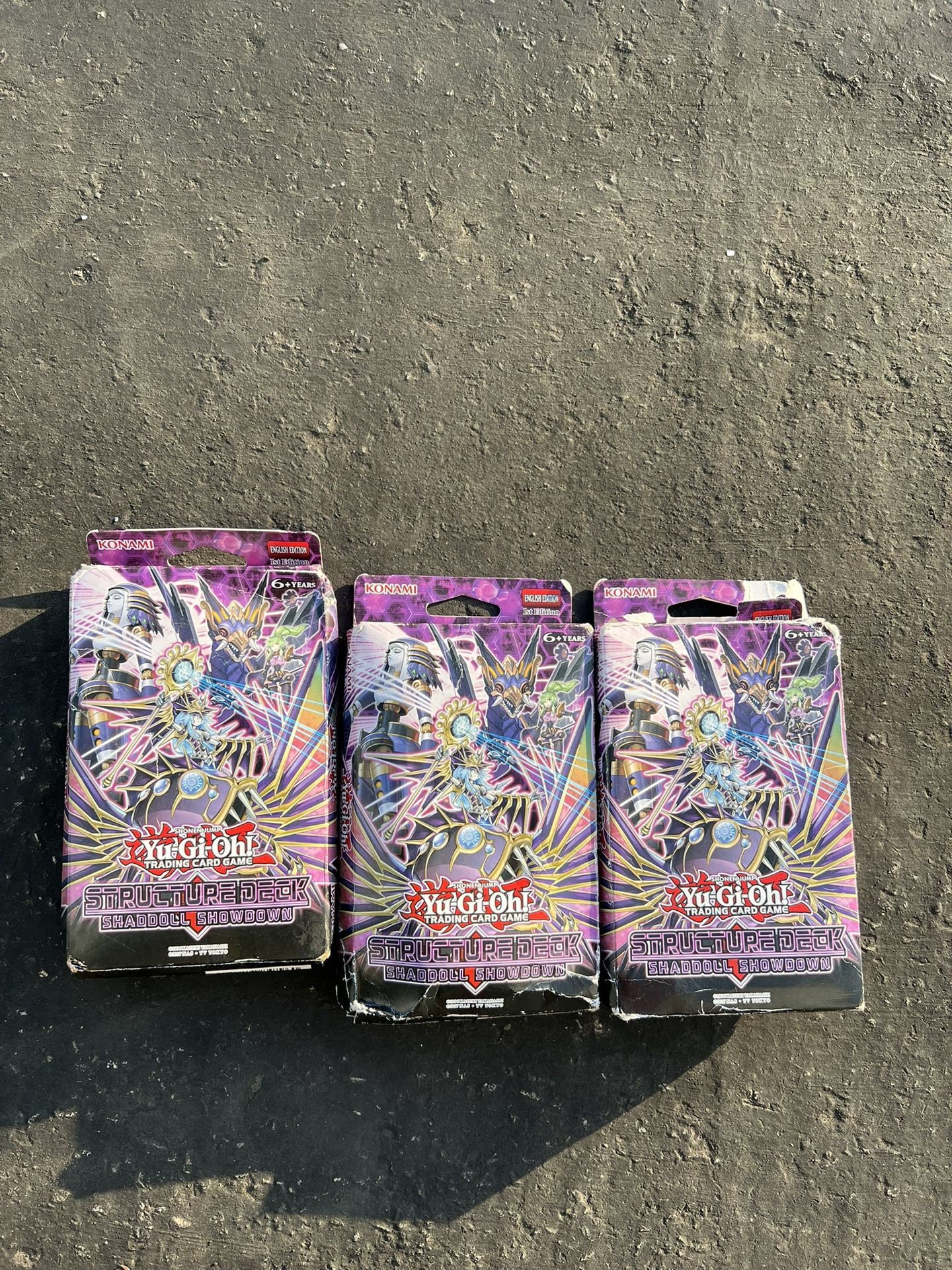 Yu-gi-oh Yugioh Shaddoll Structure Deck x3
