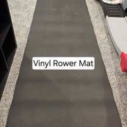 Vinyl Rower Mat
