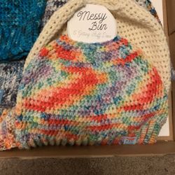 Handmade Messy Bun Hats 