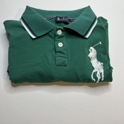 Polo By Ralph Lauren Green Polo Shirt Size L 