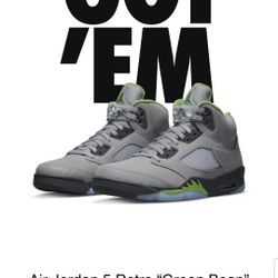 Jordan R 5 Green Bean