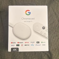 4K Chromecast with google TV 