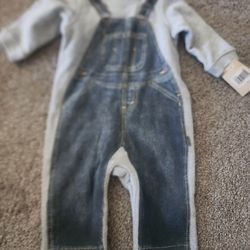 Levis Cotton Jumper With Jean Print 9 months 