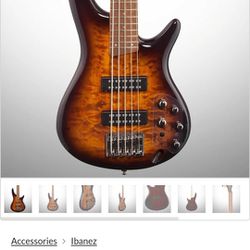 Ibanez sr405eqm 5 String Bass Guitar