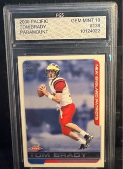Tom Brady 2000 Pacific Paramount