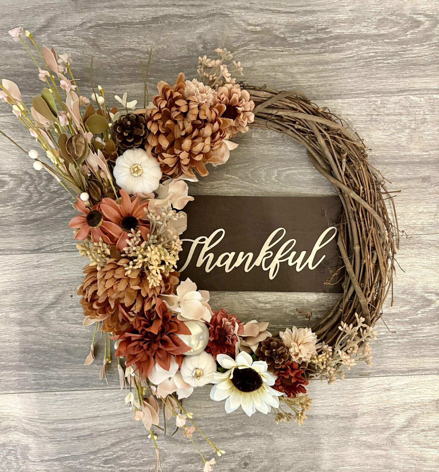 handmade fall wreath