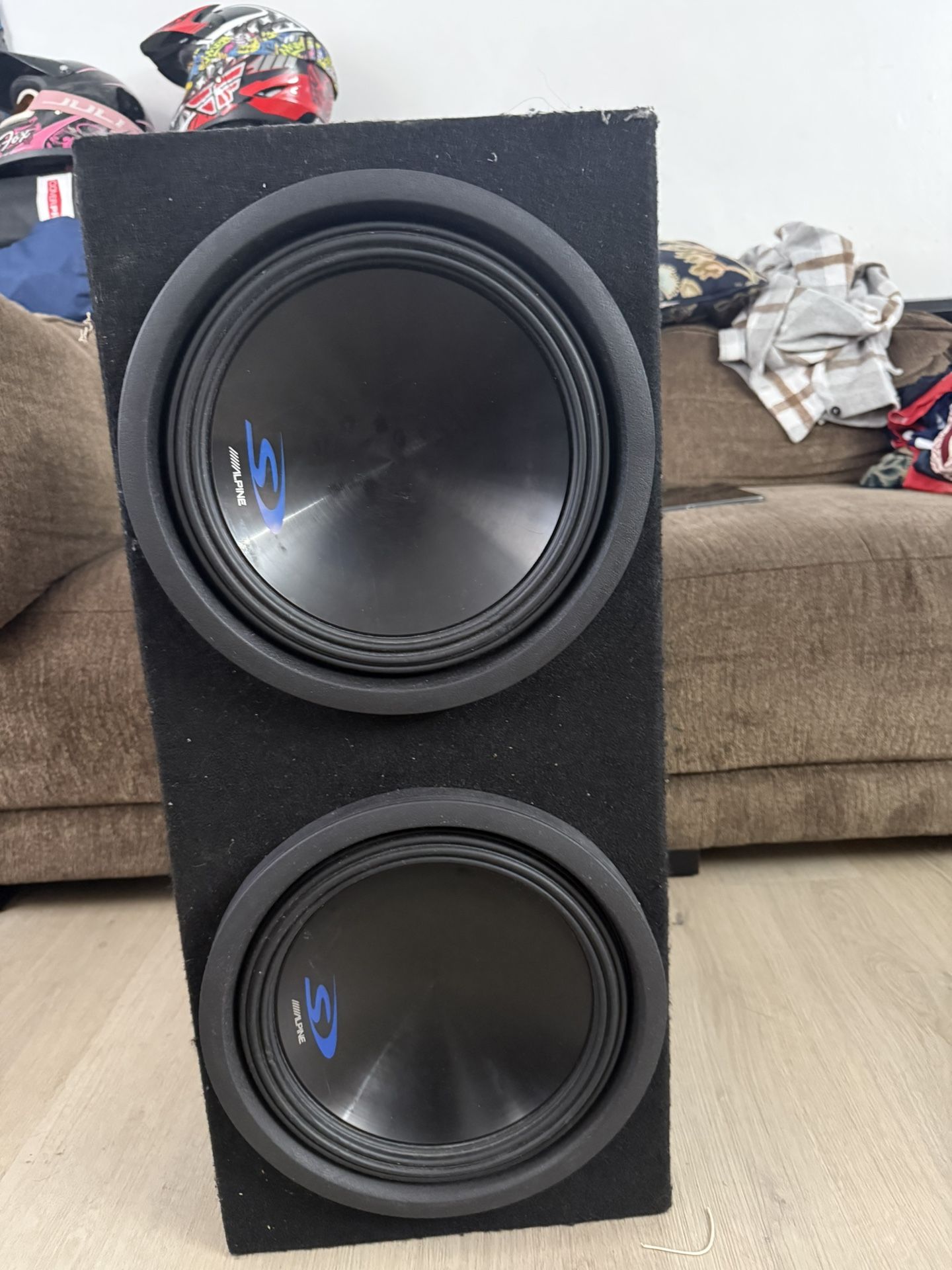Alpine SWS-12D4 12” 1500W Dual 4-Ohm Subwoofers (Pair)