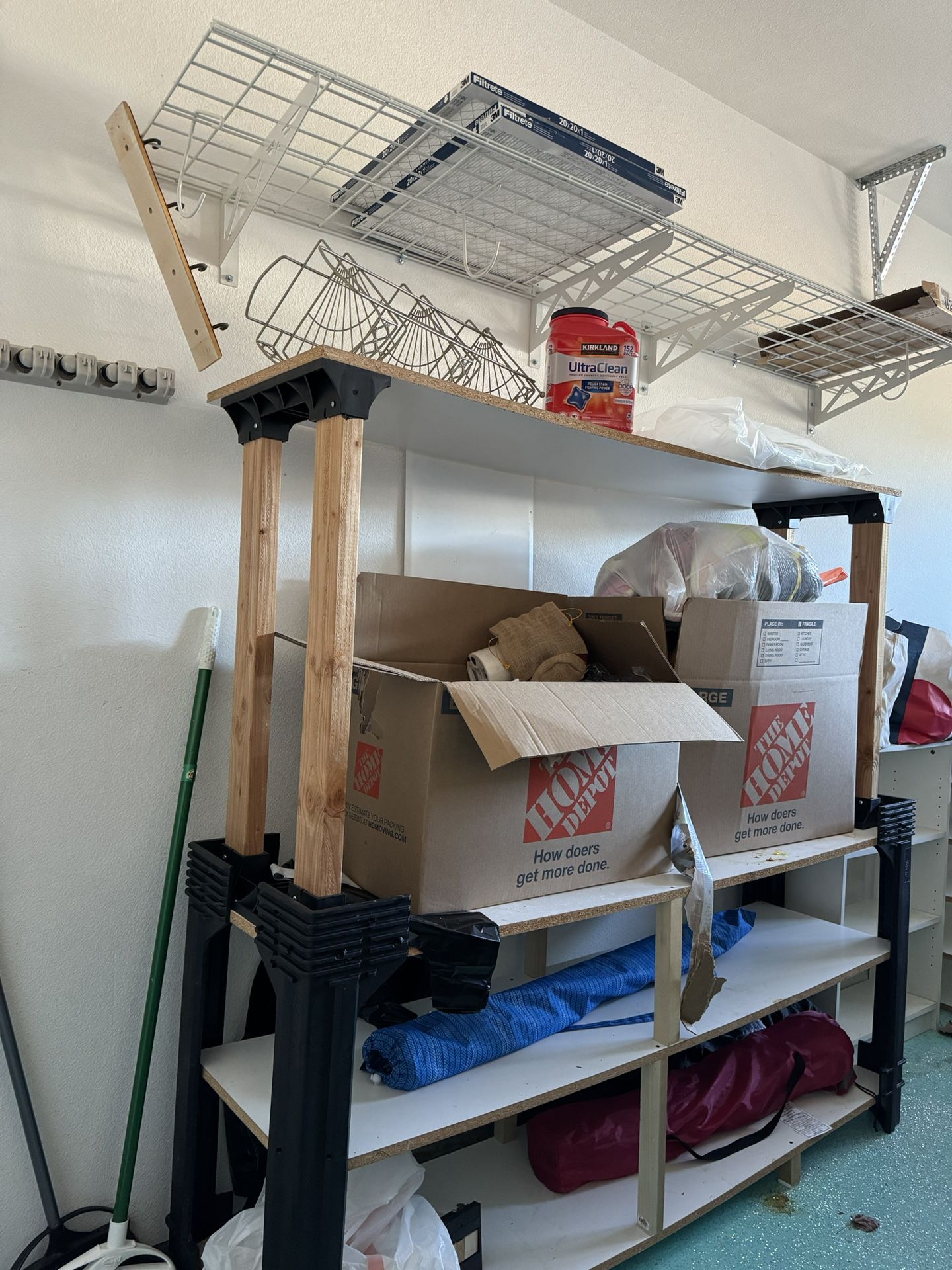 Free garage Shelves And Drawer Units