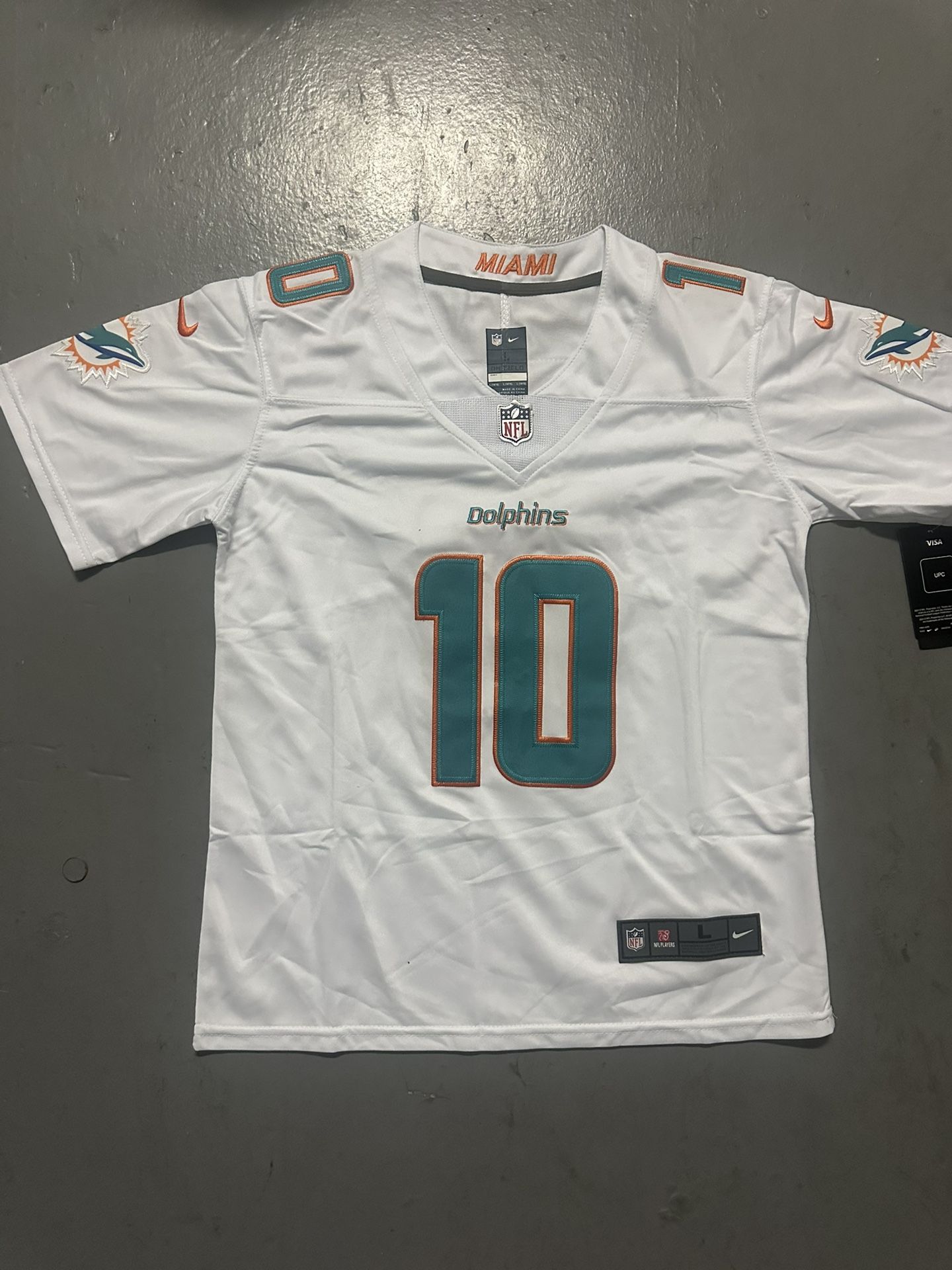Miami Dolphins Youth Size Large Jersey