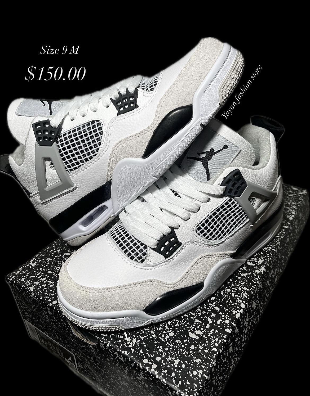 Jordan Retro 4  Military Size 9