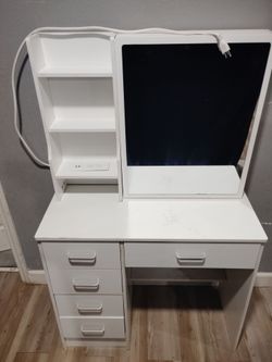 Small Vanity with stool 4ft 3 inches