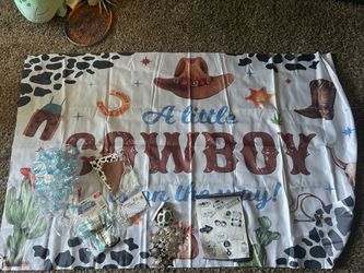 Cowboy Baby Shower Banner