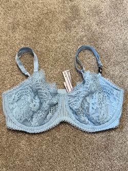 NWT Victoria's Secret Dream Angels Collection Light Blue Underwire Bra Sz  34 DD