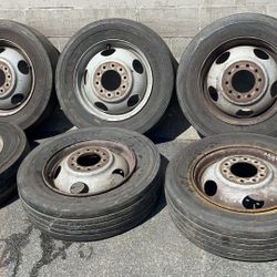 Six Chevy GMC medium duty 19.5 inch 10 lug fits RV