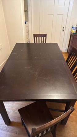 Free Table with 4 chairs greenwood wa 98103