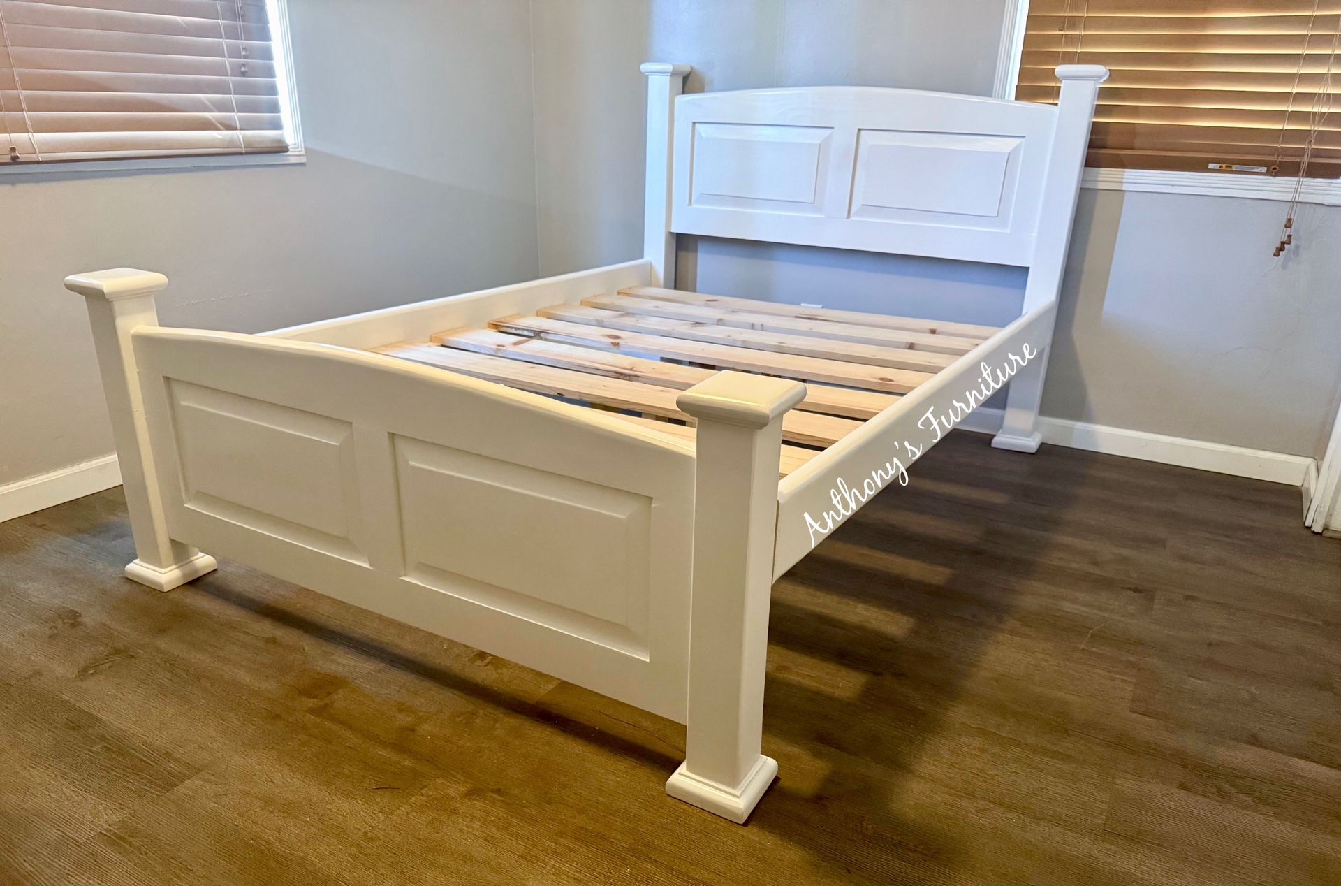 White Full Bed Frame