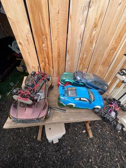 Lot of RC Cars and Bodies